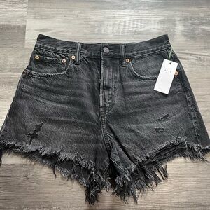 AE77 Premium The High Rise Cut Off Shorts